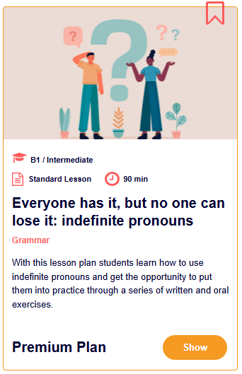 An ESL Brains lesson on indefinite pronouns.